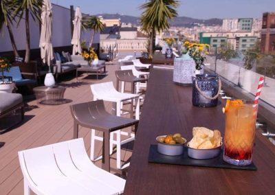 K+K Hotel Picasso Barcelona Rooftop Terrace with Drinks