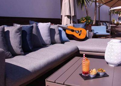 K+K Hotel Picasso Barcelona Rooftop Terrace with Guitar