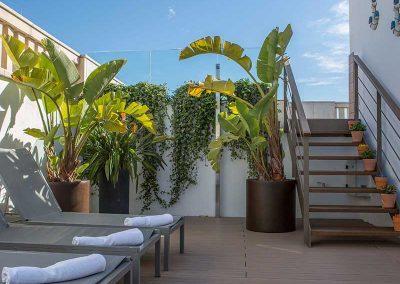 K+K Hotel Picasso Barcelona Terrace Sun Loungers